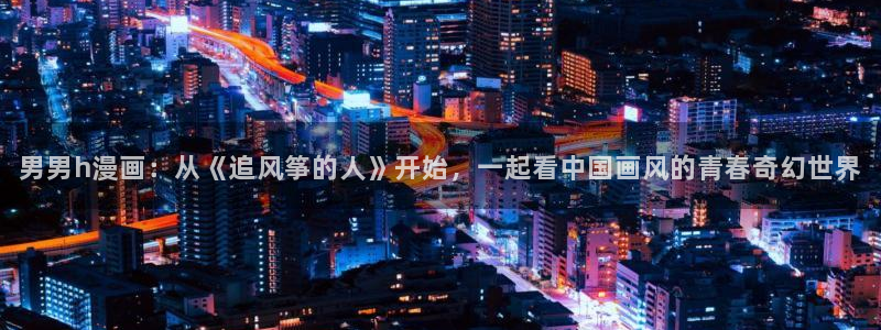 漫画双男韩漫：男男h漫画：从《追风筝的人》开始，一起看中国画风的青春奇幻世界